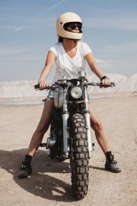 Riding a Motorcycle on Sand