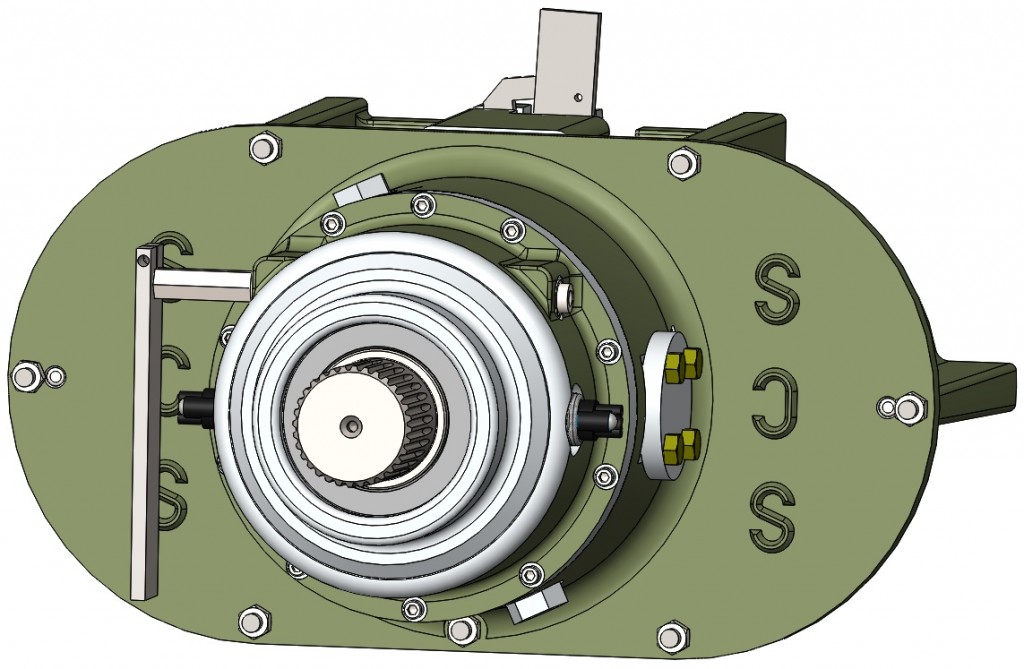 2 Speed Twin Counter Shaft SCS Gearbox Inc