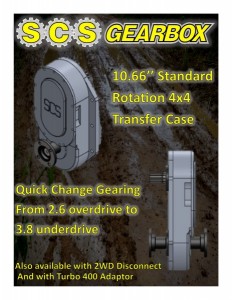 10.66" Standard Rotation 4x4 Transfer Case