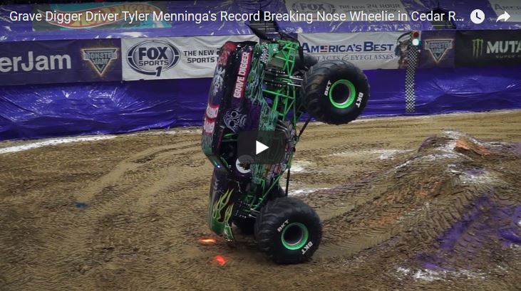 Tyler Menninga in Grave Digger